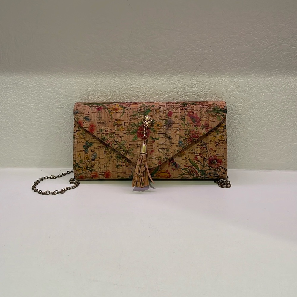 Floral crossbody purse